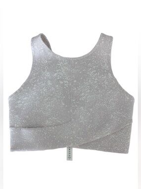 Lululemon Energetic Edge Cropped Tank Light Chrome